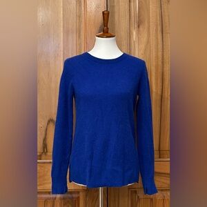 Halogen Royal Blue Cashmere - Super Soft and Fuzzy - Beautiful Deep Color VGUC S